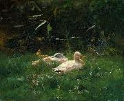 Willem Maris Ducks Germany oil painting artist